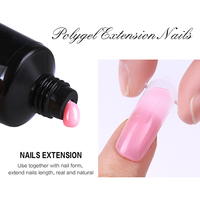 Hanyinails Fournisseur OEM Offre de beauté des ongles XL Coffin Moule français Construction Pointes d'ongles à double forme pour extension de gel dur en poly gel