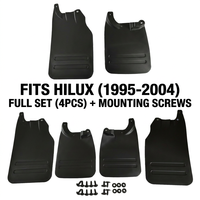 Ensemble de garde-boue avant et arrière compatibles avec Hilux Vigo Pickup Truck 1988-2004, accessoires extérieurs, série YURAN, PP+TPR