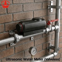 Medidor de Agua Ultrasónico Inteligente para Ciudad Inteligente, IP68 Clase 2 R1000 LCD con RS-485 M-BUS y Módulo Inalámbrico LoRaWAN Opcional