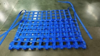 VINEET Sling de levage plat personnalisé en polyester, robuste, 1T-10T, résistant à l'usure, pour grue et transport maritime