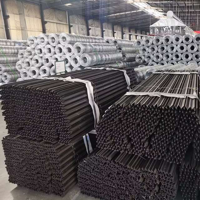 Heavy Duty Y Post Star Picket Hot Galvanized Metal T Post Farm Fence Steel Post for Agriculture Use