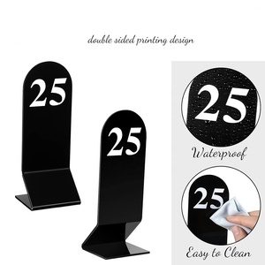 HQ cao cấp acrylic bảng số hai mặt số thẻ Acrylic Lều bảng số cho các sự kiện đám cưới nhà hàng - Product Image 6