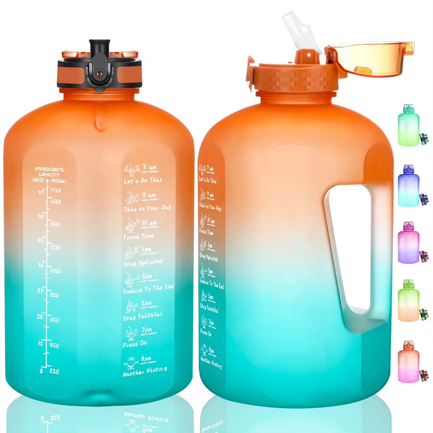 Orange green