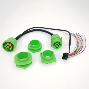 Tùy chỉnh phổ J1939-9Pin ELD Cáp với 4 đa núi chân đế Heavy Duty OBD2 để J1939 9 pin t-harness Kit cho GPS đi thiết bị - Product Image 2