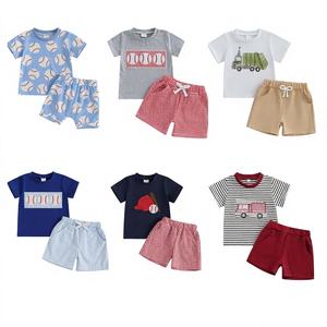Wholesale No Brand Polyester <b>Kids</b> Mixed Size Children Sets Assorted Bulk Bales New Clothing Cut <b>Label</b> Stock Summer Top Clean - Product Image 1