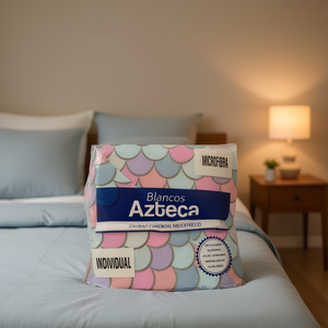 Parure de draps en microfibre Blancos Azteca, taille matrimoniale, literie pour la maison, qualité extra ferme, utilisation toute saison - Product Image 2