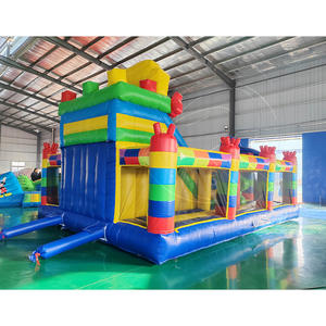 Château <span class=keywords><strong>gonflable</strong></span> d'aventure Heroic Shield avec obstacles colorés et toboggan pour les enfants, divertissement sur le thème de l'<span class=keywords><strong>action</strong></span> - Product Image 5