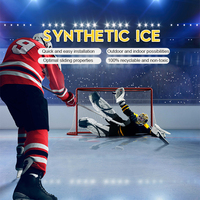 Panneaux de glace synthétique pour patinoire avec matériau UHMWPE, résistants à l'usure, planches de patinage sur glace, service de découpe sur mesure