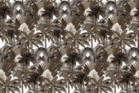 Impression personnalisée Paysage naturel Feuilles vertes Fleur Floral Tropical Papier peint mural 3D