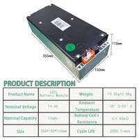 Module de batterie ternaire NMC VDA355 14,8V 4S1P 174Ah Lithium-ion pour pack de remplacement de véhicule électrique EV