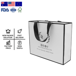 Bolsas de Papel al por Mayor, Bolsas de Papel Kraft de Alta Calidad con Impresión Personalizada, Bolsas de Papel para Ropa con Asas de Fábrica - Product Image 1