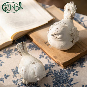 Adorno de Escritorio de Pájaro Retro, Resina, Estilo Vintage, Decoración del Hogar, Accesorio para Bodas - Product Image 5