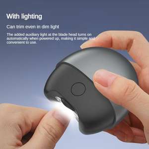 Portable Safe <b>Nail</b> Toe <b>Polishing</b> Trimmer Electric <b>Nail</b> Clipper with Light Scraps Storage for Baby Adults <b>Dog</b> - Product Image 5