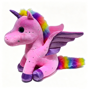 Peluche zèbre bleu pailleté personnalisable pour cadeau d'anniversaire enfant - Product Image 2