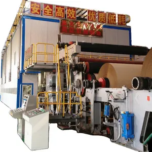 Waste Paper Recycling Production Line/ China Manufacturer Kraft Paper Making Machine Price