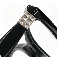Monture de lunettes œil-de-chat pour femme en gros, en TR90 léger, plusieurs couleurs au choix, monture optique tendance