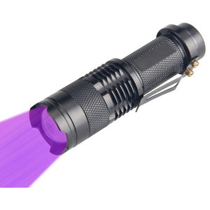Linterna UV LED Mini al por Mayor, Luz Negra 395nm Q5, Linternas Tácticas de Aluminio para Verificar Dinero - Product Image 1