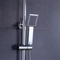 Ensemble de douche thermostatique chromé haute pression 3 modes de pulvérisation Luxe Pluie Douche à main Combo Ensemble de douche Amérique du Sud