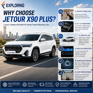 Jetour X90 Plus 2025, SUV <span class=keywords><strong>de</strong></span> Lujo <span class=keywords><strong>de</strong></span> <span class=keywords><strong>7</strong></span> <span class=keywords><strong>Plazas</strong></span>, 1.6TGDI, Pantalla Doble Inteligente, Auto Familiar para Exportación - Product Image 3