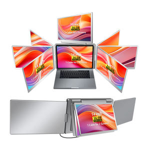 Nouvel écran portable Quad pliable, moniteur LCD 1920*1200 FHD, 14 pouces, compatible avec Wins/Mac (M1 M2 M3 M4) - Product Image 1