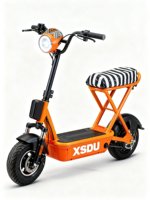 Vente directe d'usine, scooter électrique pas cher à 2 roues, vélo électrique avec pneus à vide de 14 pouces, 2 places, 48V 350W, vélo de ville électrique pour adultes