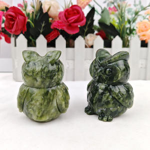 Estatua <span class=keywords><strong>de</strong></span> Cristal Natural al por Mayor, Búho <span class=keywords><strong>de</strong></span> <span class=keywords><strong>Jade</strong></span> Xiuyan, Artesanía, Tallados <span class=keywords><strong>de</strong></span> Animales, Adorno <span class=keywords><strong>de</strong></span> Jardín, <span class=keywords><strong>Piedra</strong></span> Pulida para Decoración - Product Image 3