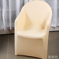 Wholesale White Elastic Spandex Plastic Chair Covers Stretch Seat Covers for Banquet Wedding Dinner Decoration