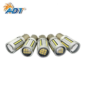 Ampoule de feux arrière de voiture ADT DC12V 2016 66 LED, feu stop, feu de recul automatique, CANBUS SANS ERREUR, 1156 3156 7440, clignotant LED - Product Image 2