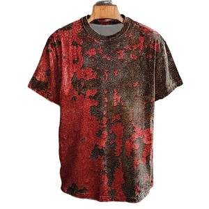 Men's for Pattern Sublimation Printed Short Sleeve T-<b>Shirt</b> Regular Fit Breathable <b>100</b>% <b>Polyester</b> Knitted Summer Casual Wear - Product Image 5