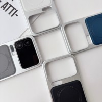 Étui de téléphone de luxe en PC mat avec empiècements pour XIAOMI 17 Pro Max & 17 Ultra - Coque intégrale antichoc avec chargement magnétique style professionnel