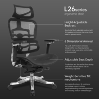 Chaise de bureau ergonomique de haute qualité, chaise de bureau ergonomique avec mécanisme d'inclinaison sensible au poids, chaise de bureau pour ordinateur