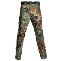Pantalon de randonnée pour homme, sans rembourrage, décontracté, multi-poches, vêtements de camouflage, pantalon tactique