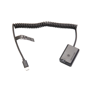 Adaptateur d'alimentation Type C, coupleur CC, batterie factice entièrement décodée FW50 pour Sony A7, <span class=keywords><strong>A7R</strong></span>, A7S, A7M, A7II, A7S2, A7M2, A7R2, A6500, A6400 - Product Image 5