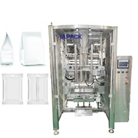 Machine d'emballage entièrement automatique certifiée CE pour le remplissage et la fermeture de sacs, idéale pour les aliments surgelés, les aliments lyophilisés pour animaux et les granulés.