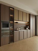 Offre Spéciale-Armoire en bois tissé en rotin de taille personnalisée Meubles de chambre à coucher Porte en rotin Armoire pliante