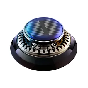 Purificateur d'air de <span class=keywords><strong>voiture</strong></span> en métal à énergie <span class=keywords><strong>solaire</strong></span>, éliminateur d'odeurs, diffuseur rechargeable avec parfum pour <span class=keywords><strong>voiture</strong></span> - Product Image 1
