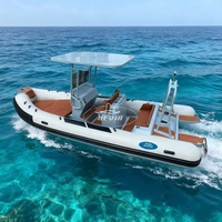 Bateau de pêche de luxe Hedia Factory 19 pieds (5,8 m) avec siège de luxe Rib 580 avec certification CE