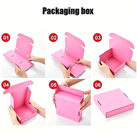 Boîtes d'emballage en carton ondulé personnalisées avec logo imprimé, boîtes d'expédition, boîtes cadeaux pliables en papier