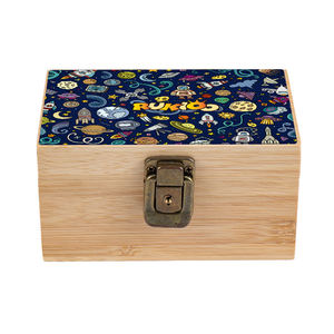 Accessori per fumatori di alta qualità Logo personalizzato tabacco In legno 4 In 1 Kit per fumatori - Product Image 6