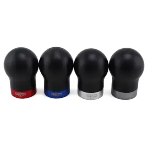 ITSOK Short Plastic Black White Racing Sport Manual 5 Speed 6 Speed Gear Shift Knob