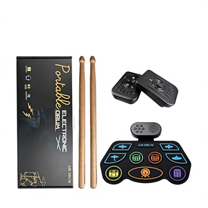 Kit de batterie électronique portable sans fil Orff pour débutants, design ergonomique, idéal pour l'apprentissage du jazz en gros - Product Image 1