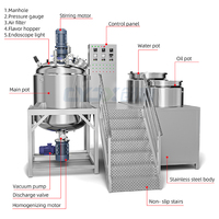 Mélangeur sous vide CYJX, homogénéisateur, réservoir de mélange de pâte, machines de fabrication de lotion pour le corps et de crème, machine de fabrication de savon liquide 500L