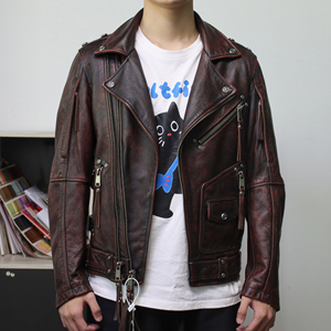 <span class=keywords><strong>Chaqueta</strong></span> de <span class=keywords><strong>Cuero</strong></span> Vintage Impermeable con Múltiples Cremalleras Personalizada para <span class=keywords><strong>Hombre</strong></span>, <span class=keywords><strong>Chaqueta</strong></span> Textil de Diseño Elegante y Lujoso para Caballeros Distinguidos - Product Image 1