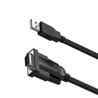 OEM/ODM RS485 FTDI Chip USB a macho a DB9 macho Cable serie con camisa de PVC para uso en computadoras en entornos industriales