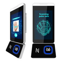 Sinmar biométrique palmier veine produits de contrôle d'accès rfid palmaire temps d'enregistrement enregistreur de temps de présence prix de la machine