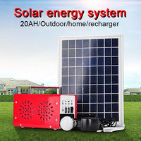 Professionnel 1kw maison système avec un bon prix panneau onduleur charge kit 5kw à énergie solaire tv