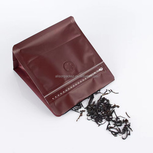 Magic Cube otto sacchetti di caffè sigillati laterali 150g 250g <span class=keywords><strong>0</strong></span>.5kg 1kg con valvola e linguetta per aprire i sacchetti di chicchi di caffè con cerniera - Product Image 3