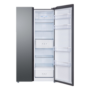 Nouveau réfrigérateur blanc à refroidissement par air, électronique, vertical, double porte, côte à côte - Product Image 4