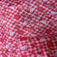 Tissu imprimé en taffetas de polyester 210T recyclé pour sacs de courses