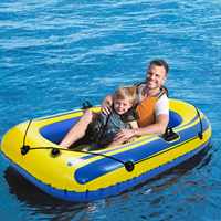 Bateau pneumatique éco-responsable en PVC épaissi, kayak de pêche pour 3 personnes, modèle F0625A, marque personnalisée en stock, chambre à air en PVC